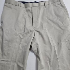Mens Banana Republic Tan Chinos Flat Front